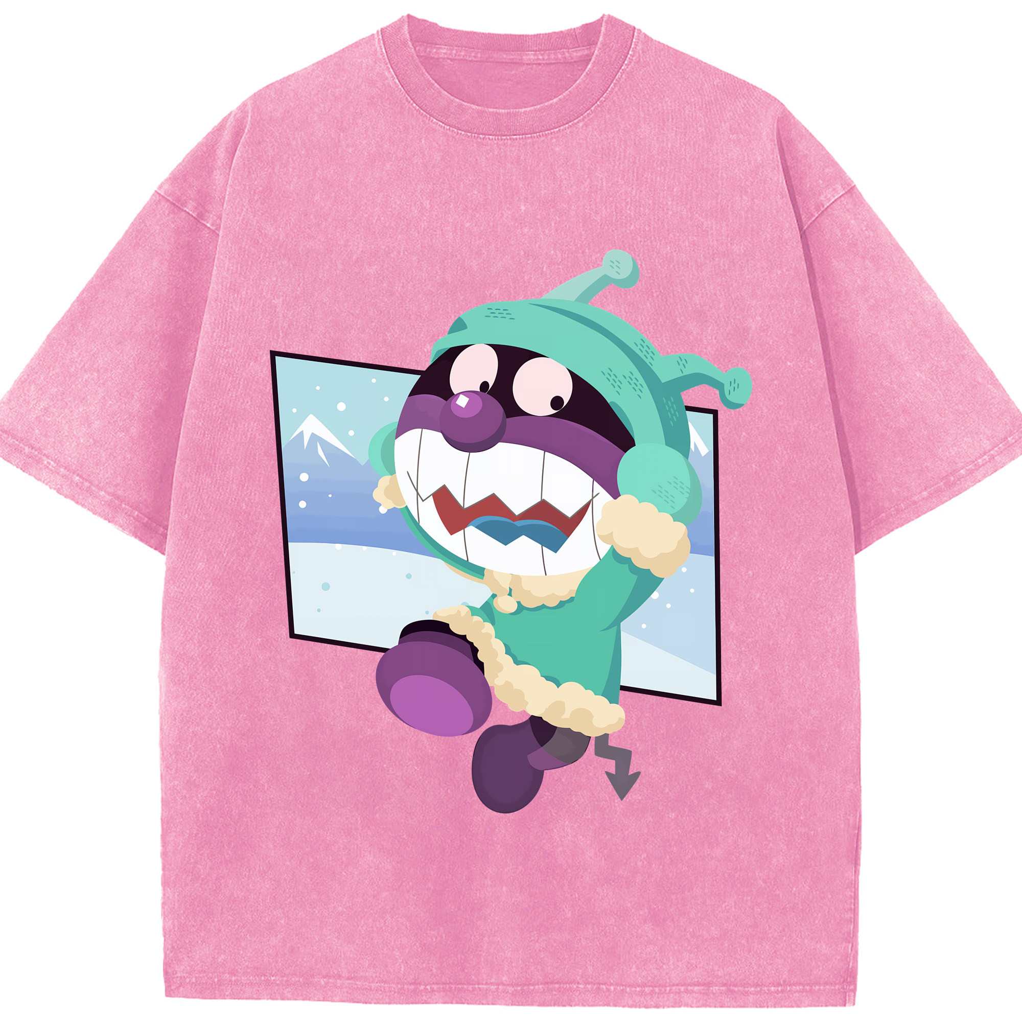 （画像用） アンパンマン Anpanman 綿100% ヴィンテージ風 半袖Tシャツ（フロントプリント）